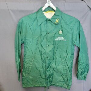 Velva Sheen Vintage Girl Scout Green Jacket Size S